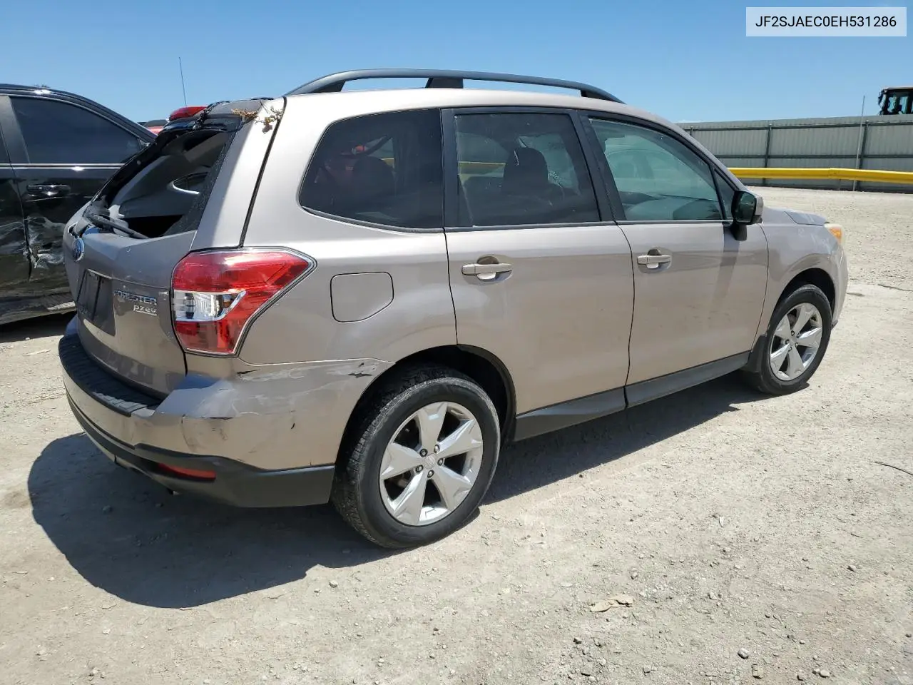 2014 Subaru Forester 2.5I Premium VIN: JF2SJAEC0EH531286 Lot: 62793825