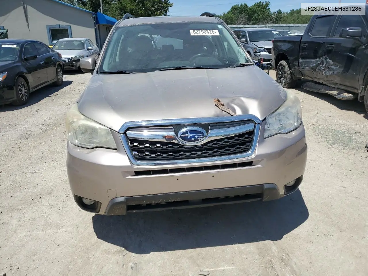 2014 Subaru Forester 2.5I Premium VIN: JF2SJAEC0EH531286 Lot: 62793825