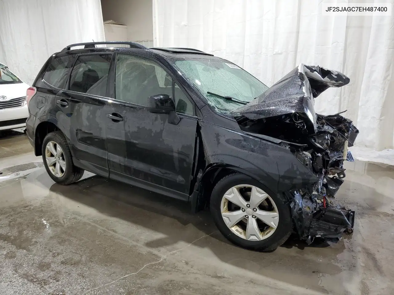 2014 Subaru Forester 2.5I Premium VIN: JF2SJAGC7EH487400 Lot: 63229825