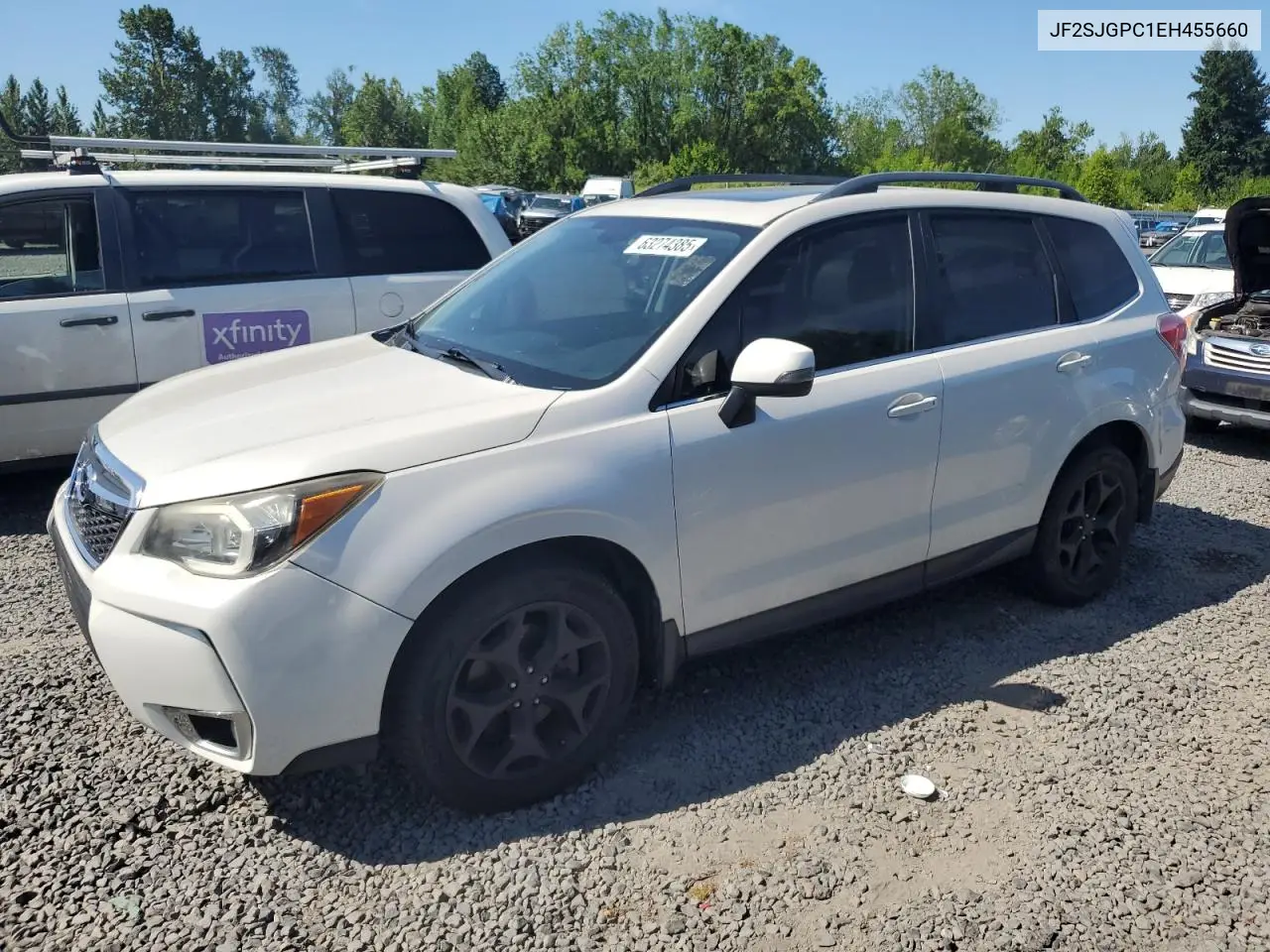 2014 Subaru Forester 2.0Xt Touring VIN: JF2SJGPC1EH455660 Lot: 63274385