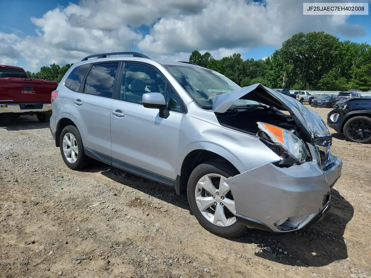 2014 Subaru Forester 2.5I Premium VIN: JF2SJAEC7EH402008 Lot: 63279665