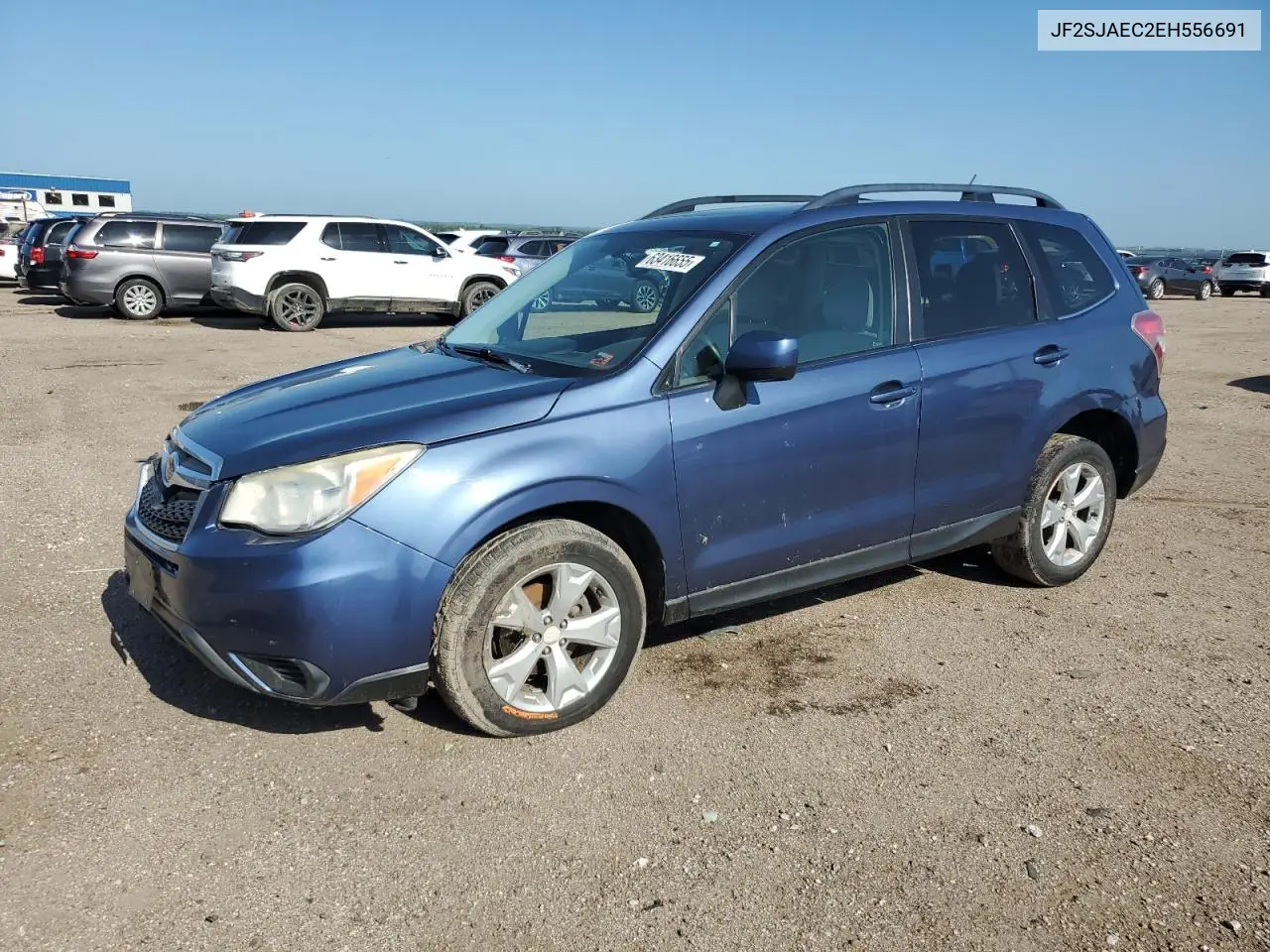 2014 Subaru Forester 2.5I Premium VIN: JF2SJAEC2EH556691 Lot: 63416655
