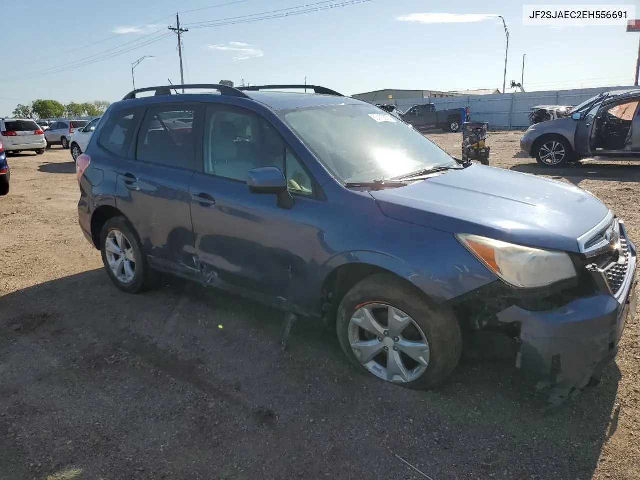 2014 Subaru Forester 2.5I Premium VIN: JF2SJAEC2EH556691 Lot: 63416655
