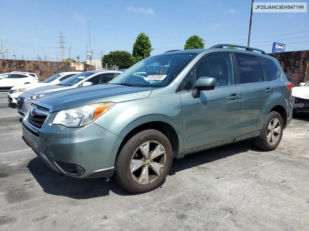 2014 Subaru Forester 2.5I Limited VIN: JF2SJAHC3EH547199 Lot: 63592885