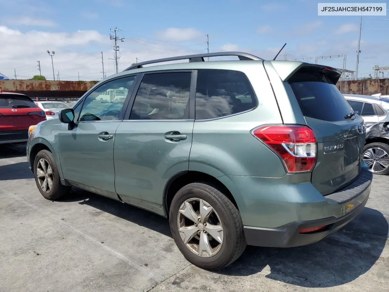 2014 Subaru Forester 2.5I Limited VIN: JF2SJAHC3EH547199 Lot: 63592885