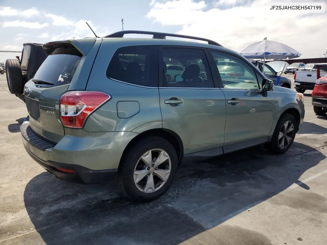 2014 Subaru Forester 2.5I Limited VIN: JF2SJAHC3EH547199 Lot: 63592885