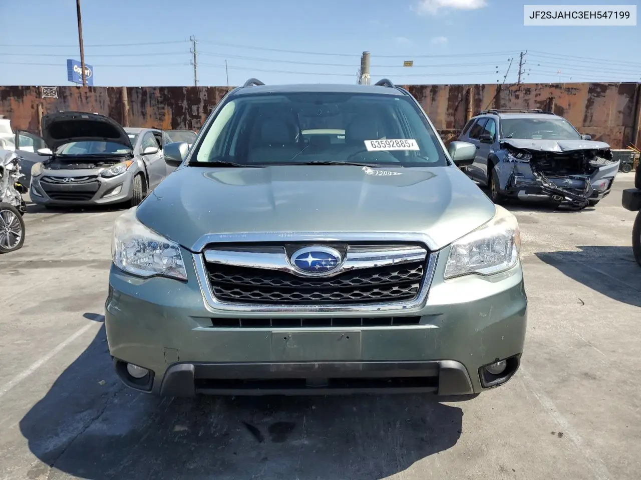 2014 Subaru Forester 2.5I Limited VIN: JF2SJAHC3EH547199 Lot: 63592885
