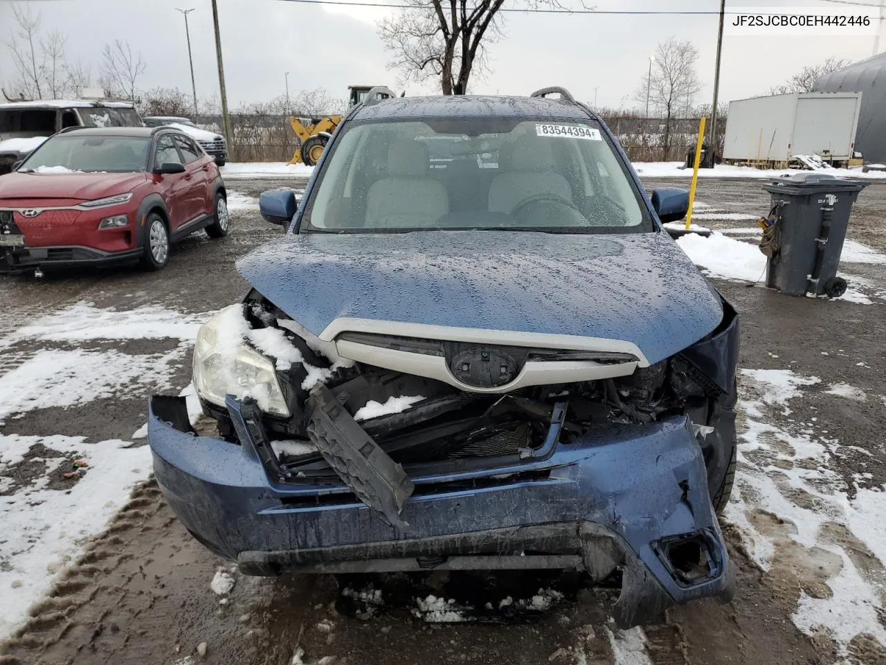 2014 Subaru Forester 2.5I Premium VIN: JF2SJCBC0EH442446 Lot: 83544394