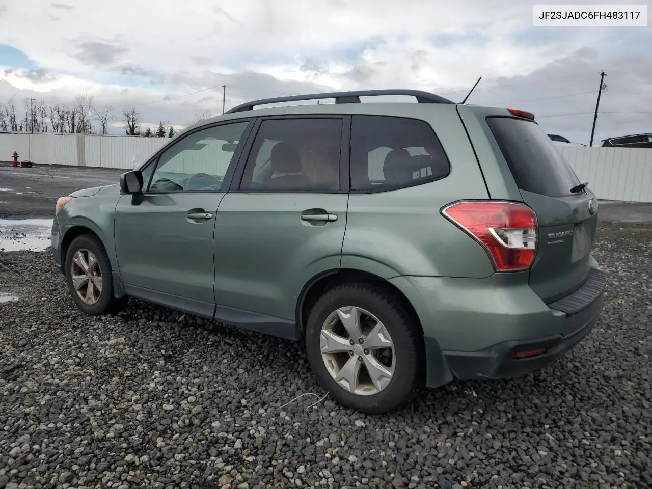 2015 Subaru Forester 2.5I Premium VIN: JF2SJADC6FH483117 Lot: 46755435