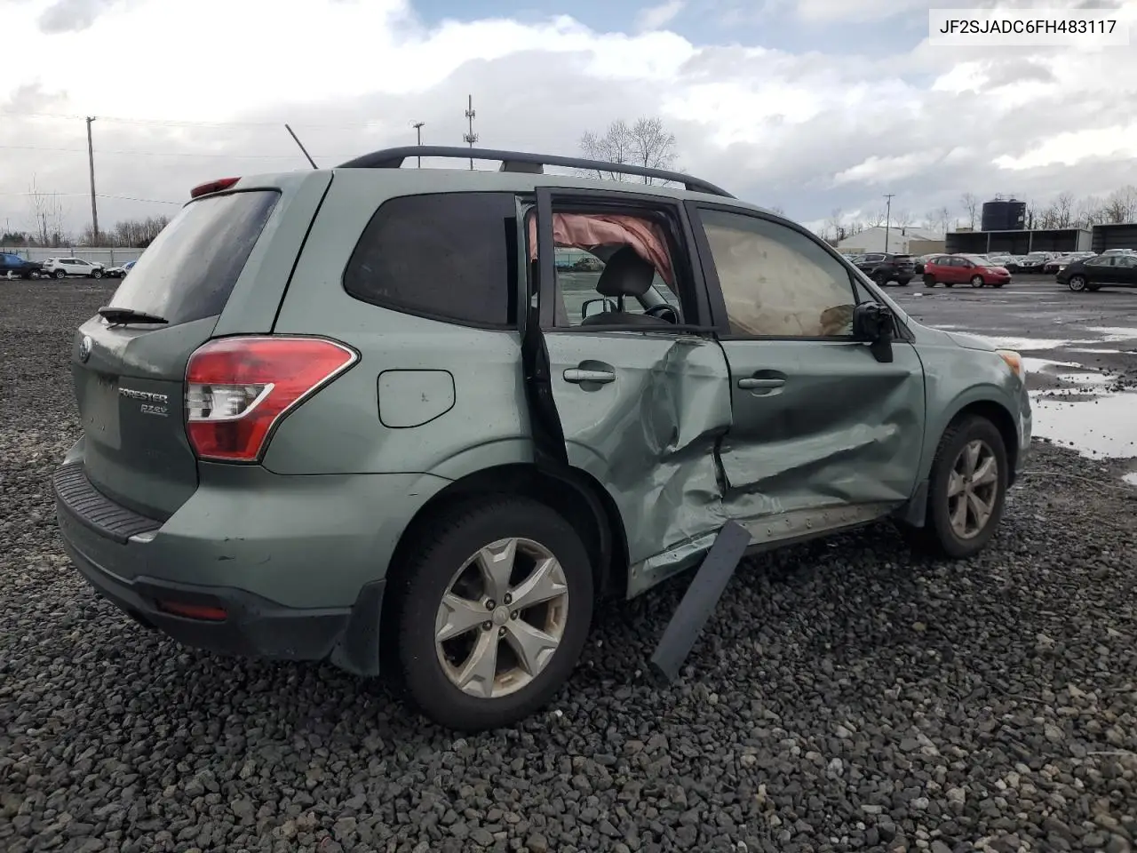 2015 Subaru Forester 2.5I Premium VIN: JF2SJADC6FH483117 Lot: 46755435