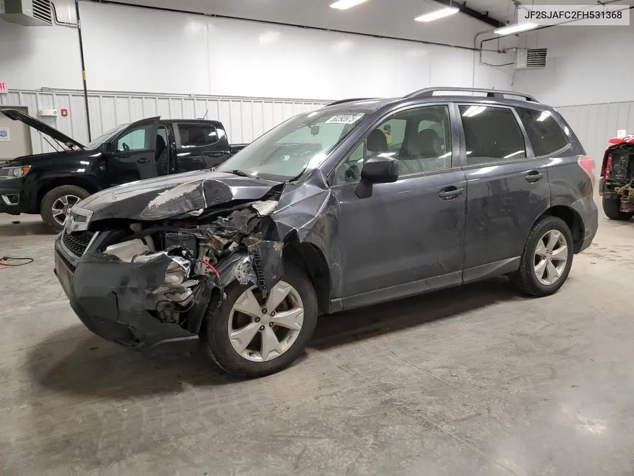 2015 Subaru Forester 2.5I Premium VIN: JF2SJAFC2FH531368 Lot: 50293975