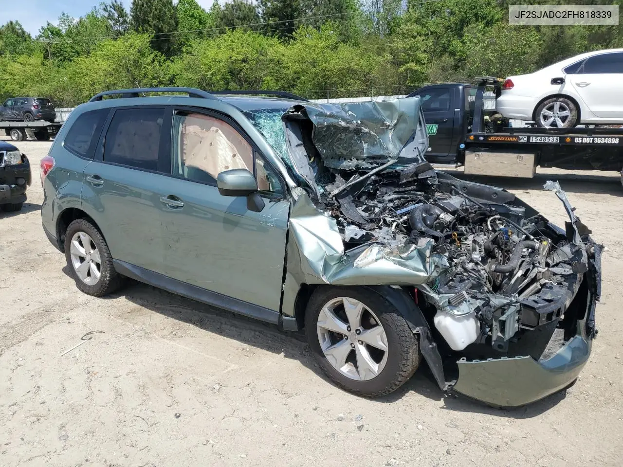 2015 Subaru Forester 2.5I Premium VIN: JF2SJADC2FH818339 Lot: 54275165