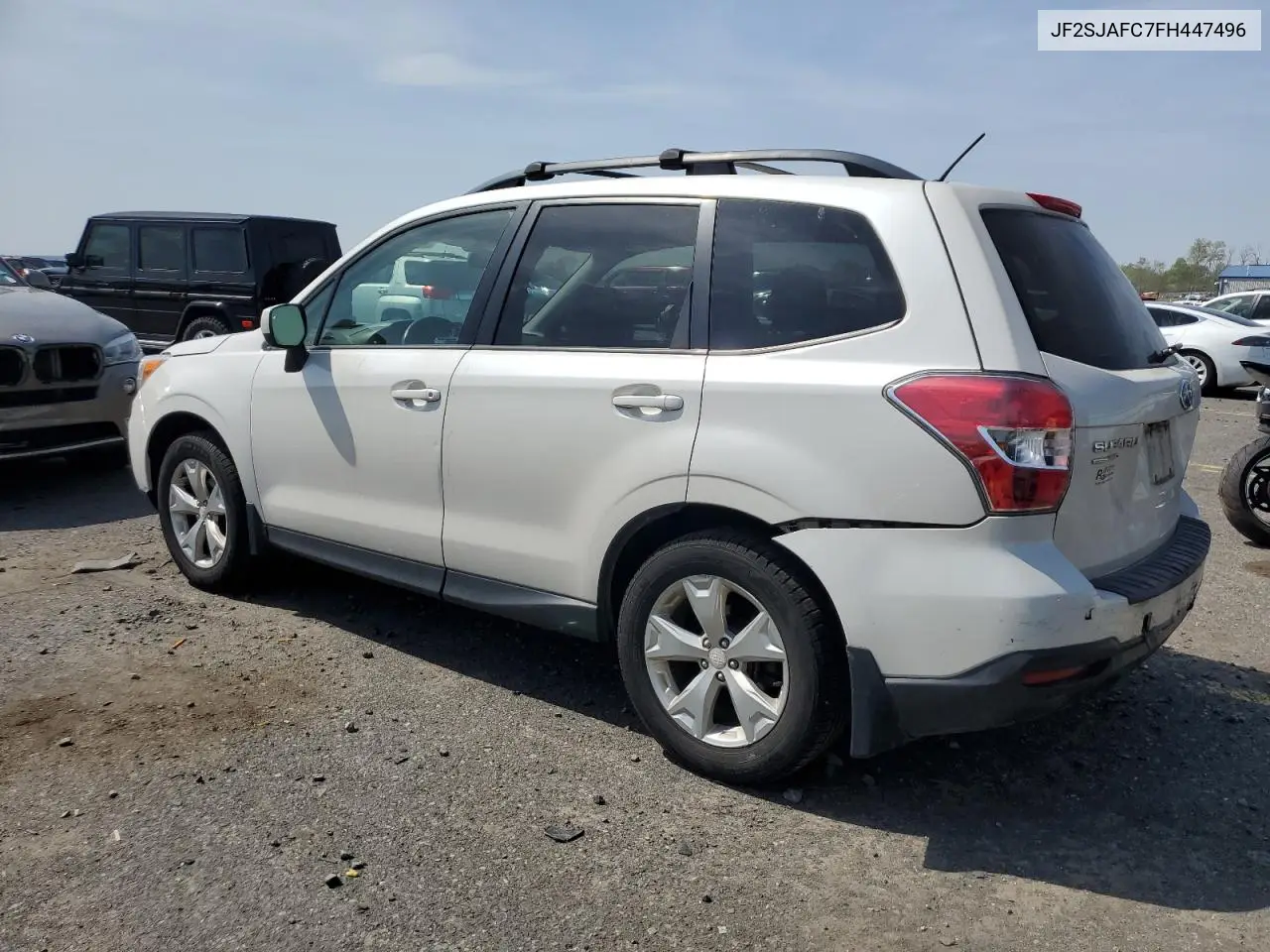 2015 Subaru Forester 2.5I Premium VIN: JF2SJAFC7FH447496 Lot: 55121565