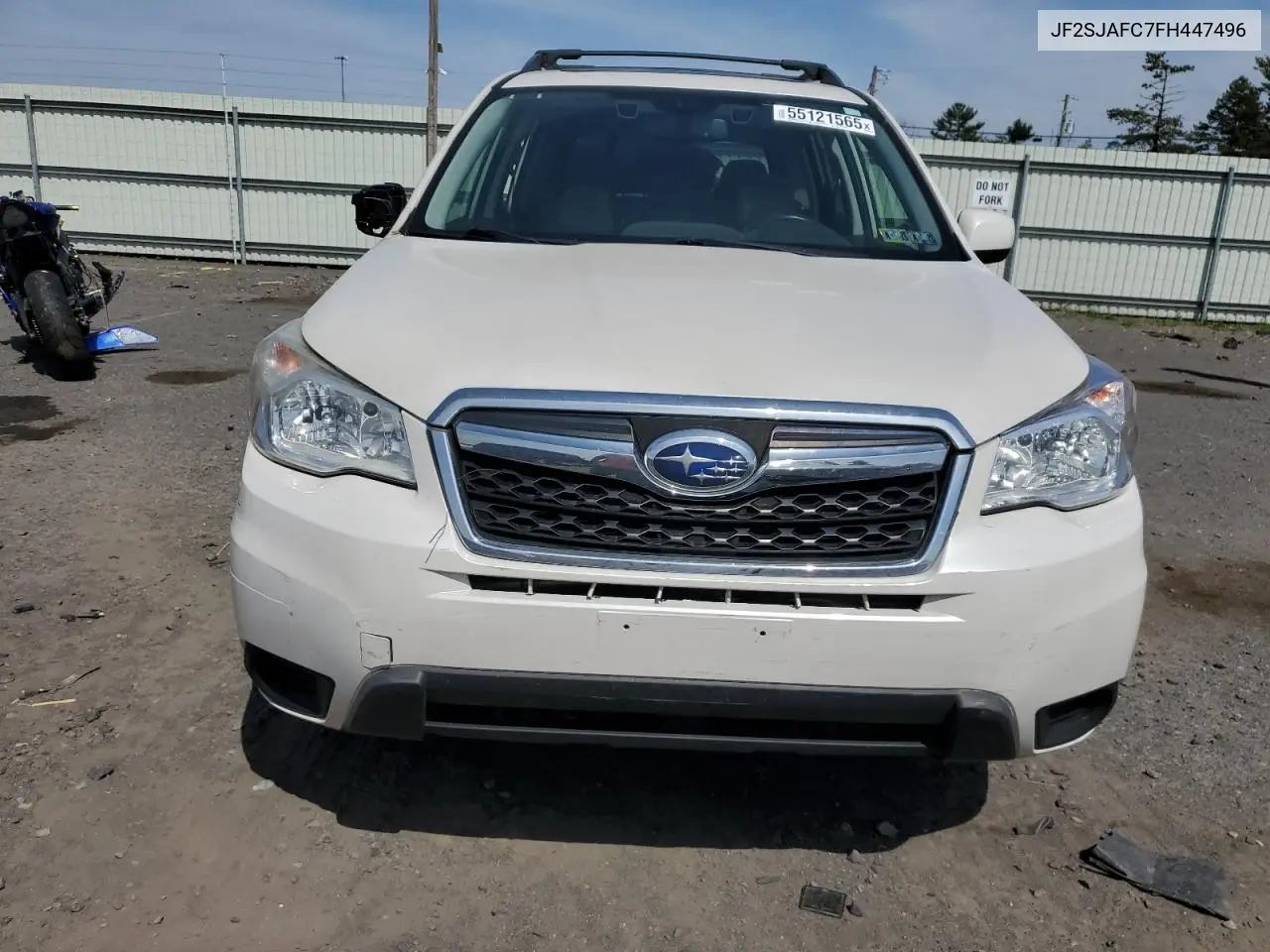 2015 Subaru Forester 2.5I Premium VIN: JF2SJAFC7FH447496 Lot: 55121565