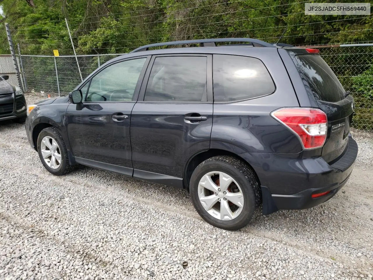 2015 Subaru Forester 2.5I Premium VIN: JF2SJADC5FH569440 Lot: 55157755