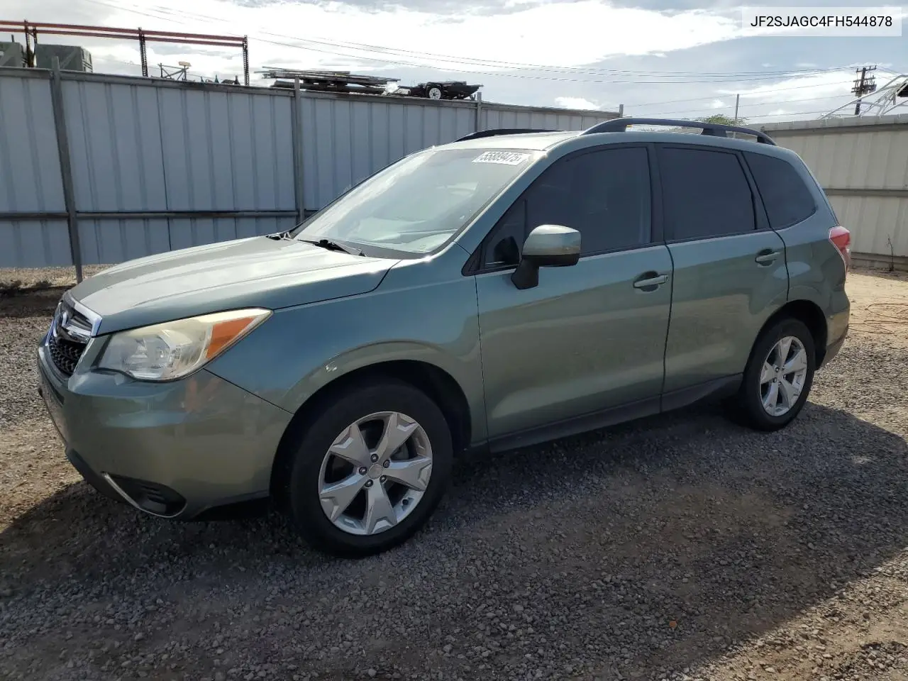 2015 Subaru Forester 2.5I Premium VIN: JF2SJAGC4FH544878 Lot: 55889475