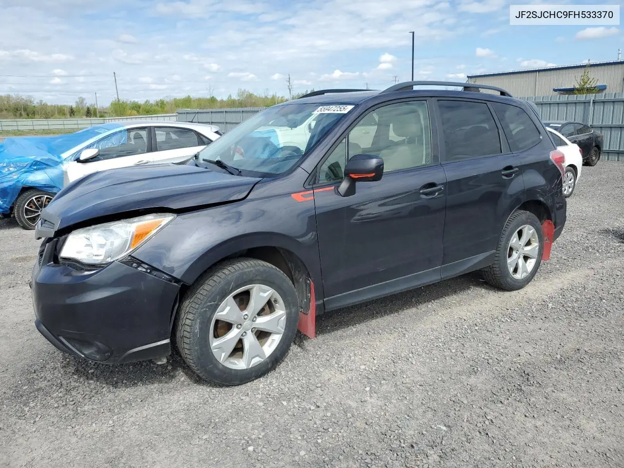 2015 Subaru Forester 2.5I Limited VIN: JF2SJCHC9FH533370 Lot: 55947255