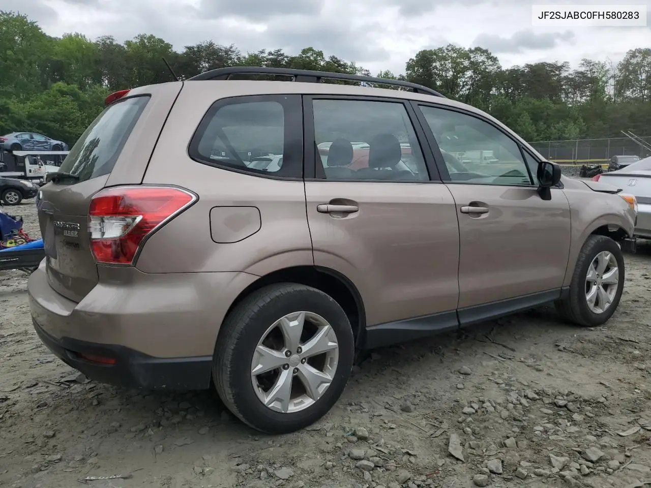 2015 Subaru Forester 2.5I VIN: JF2SJABC0FH580283 Lot: 56006735
