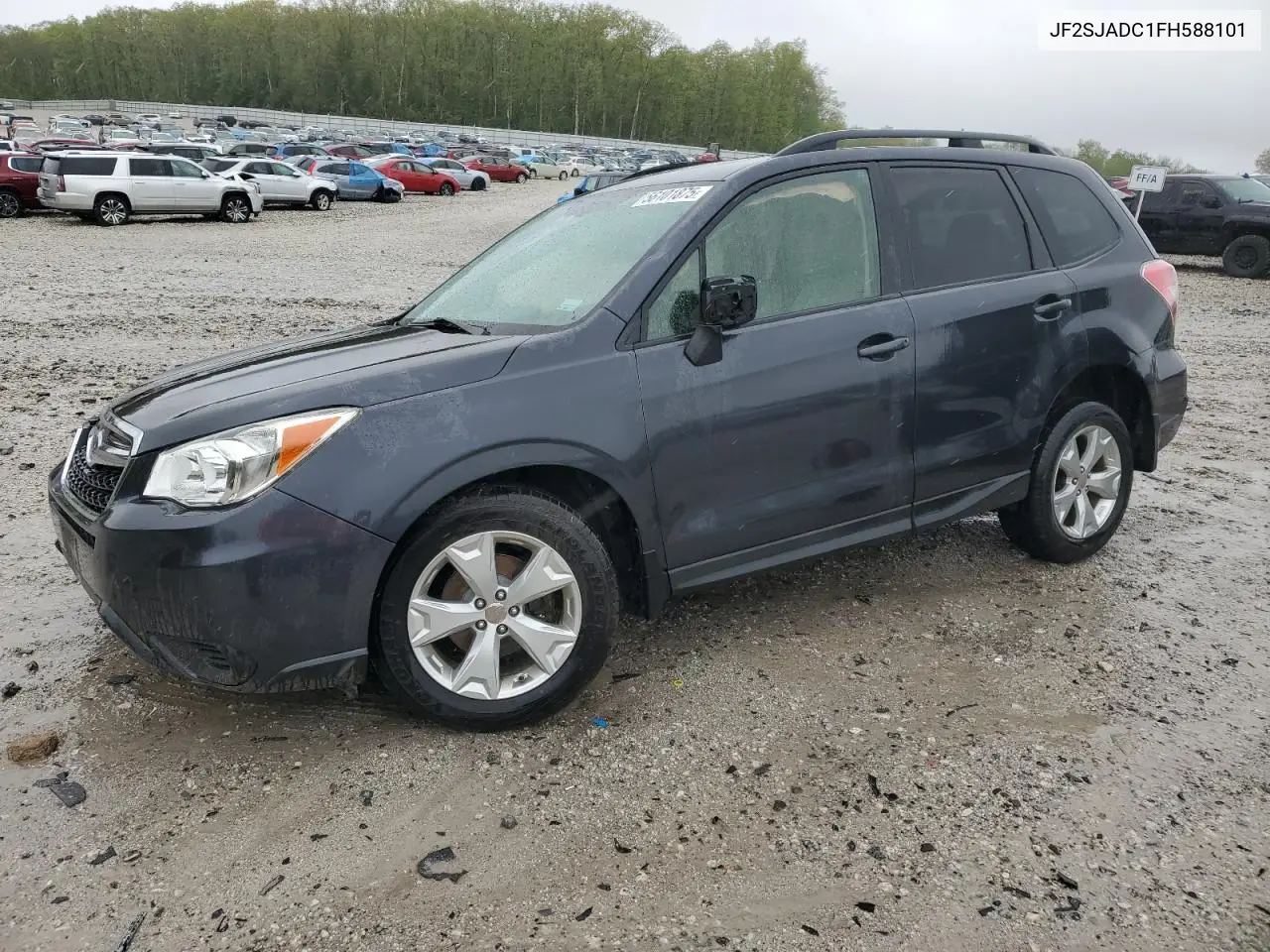 2015 Subaru Forester 2.5I Premium VIN: JF2SJADC1FH588101 Lot: 56101875
