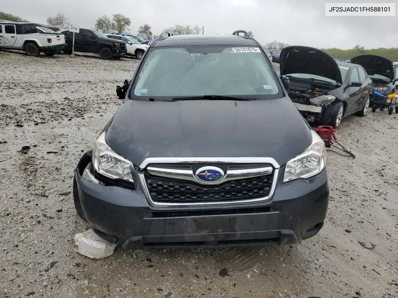 2015 Subaru Forester 2.5I Premium VIN: JF2SJADC1FH588101 Lot: 56101875