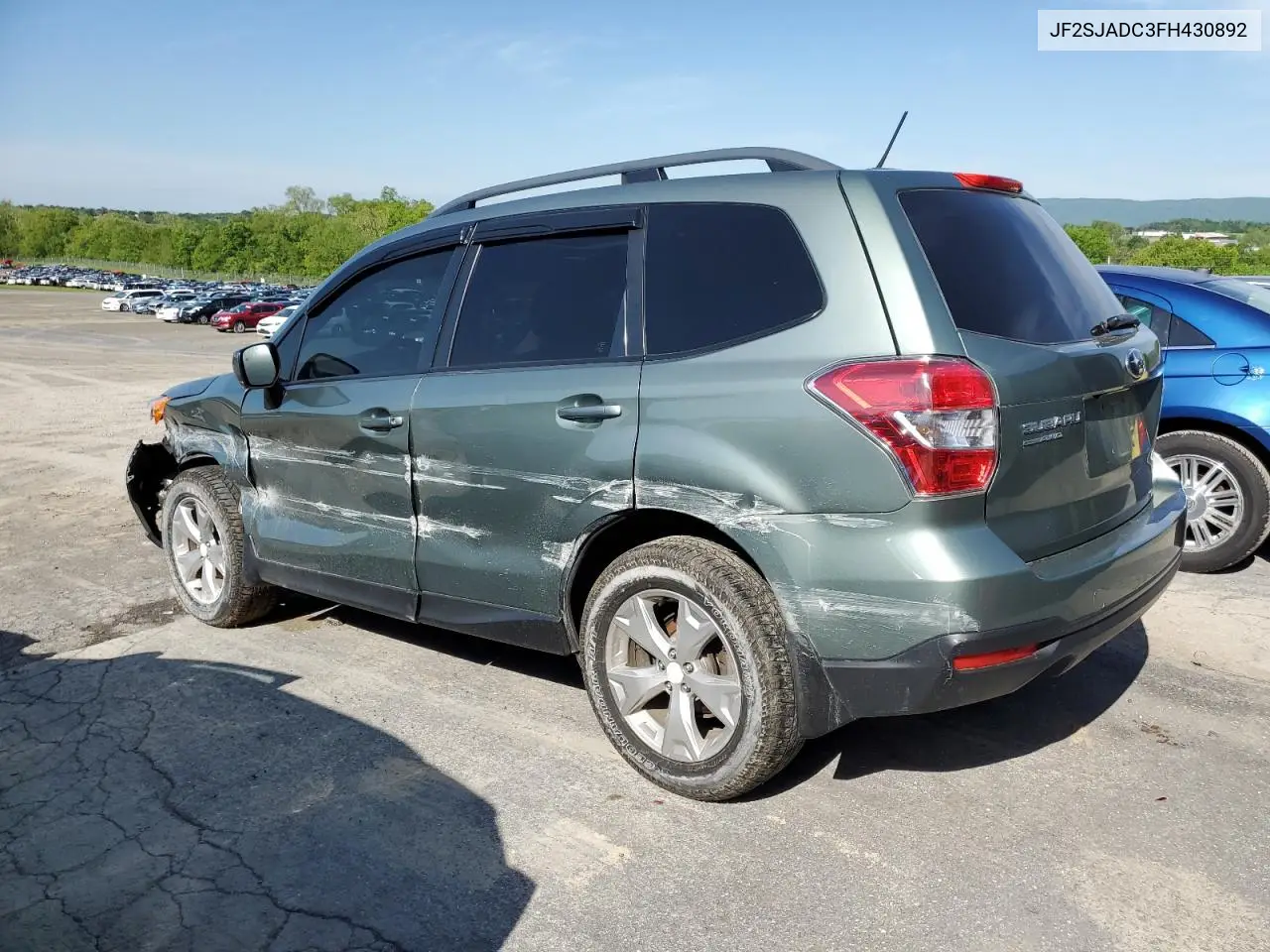 2015 Subaru Forester 2.5I Premium VIN: JF2SJADC3FH430892 Lot: 56333325