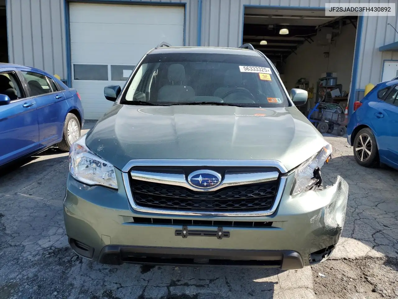 2015 Subaru Forester 2.5I Premium VIN: JF2SJADC3FH430892 Lot: 56333325