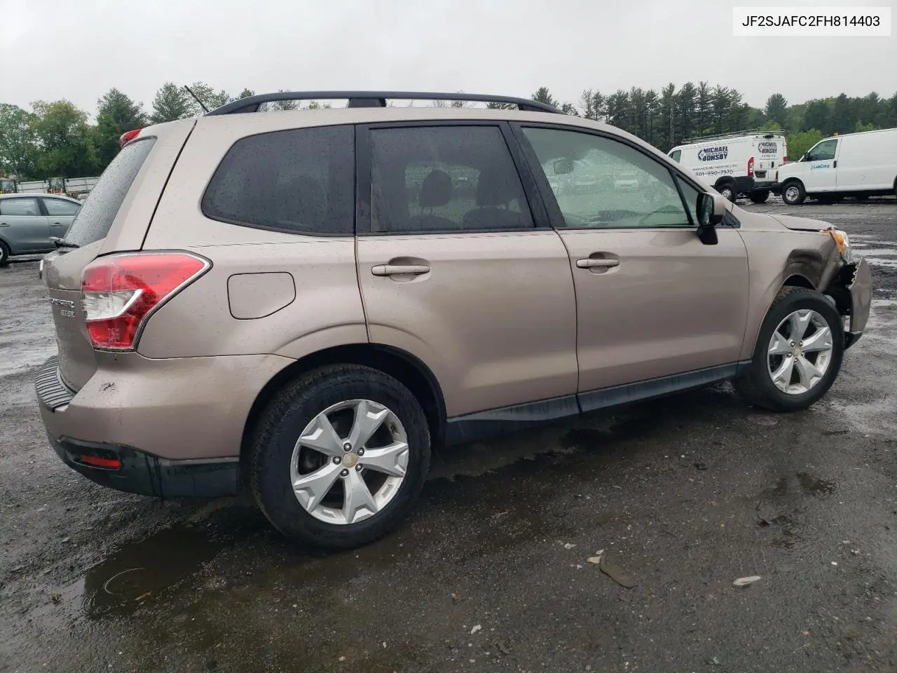 2015 Subaru Forester 2.5I Premium VIN: JF2SJAFC2FH814403 Lot: 56585845