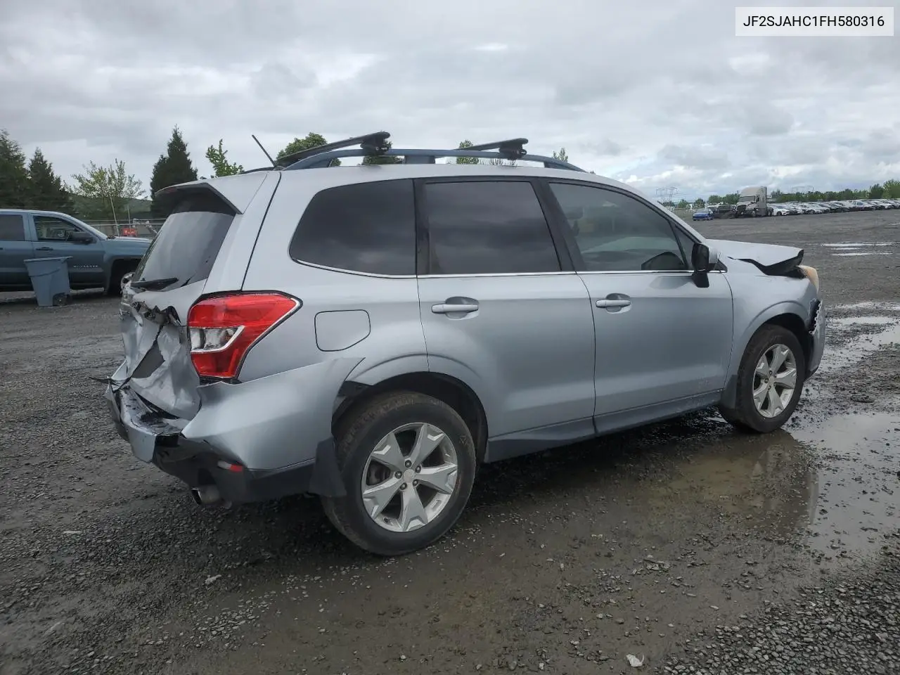 2015 Subaru Forester 2.5I Limited VIN: JF2SJAHC1FH580316 Lot: 56601135