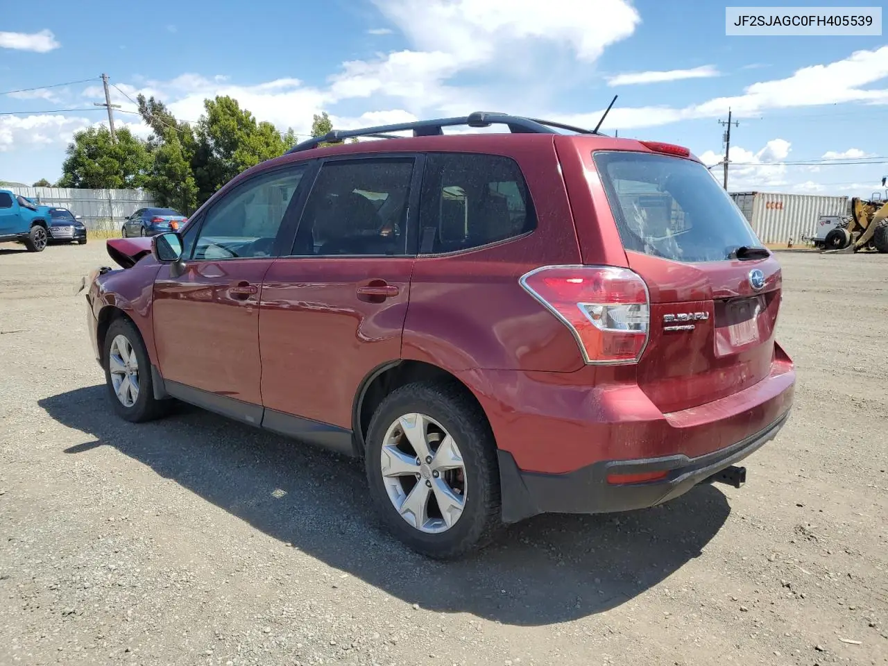 2015 Subaru Forester 2.5I Premium VIN: JF2SJAGC0FH405539 Lot: 56606655