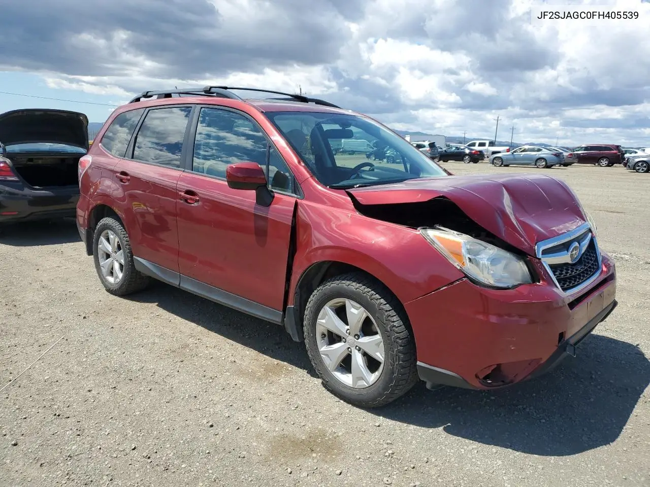 2015 Subaru Forester 2.5I Premium VIN: JF2SJAGC0FH405539 Lot: 56606655
