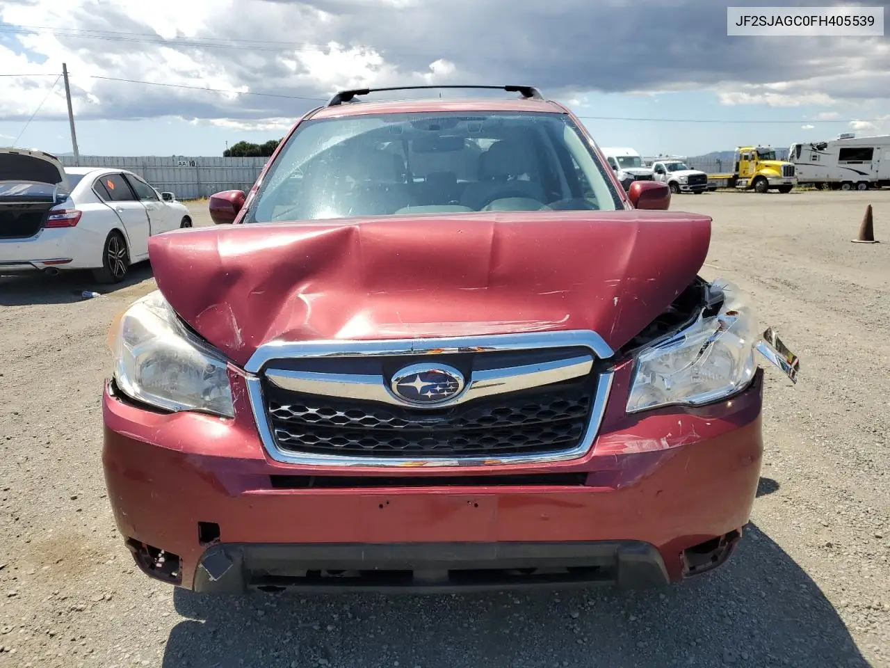 2015 Subaru Forester 2.5I Premium VIN: JF2SJAGC0FH405539 Lot: 56606655