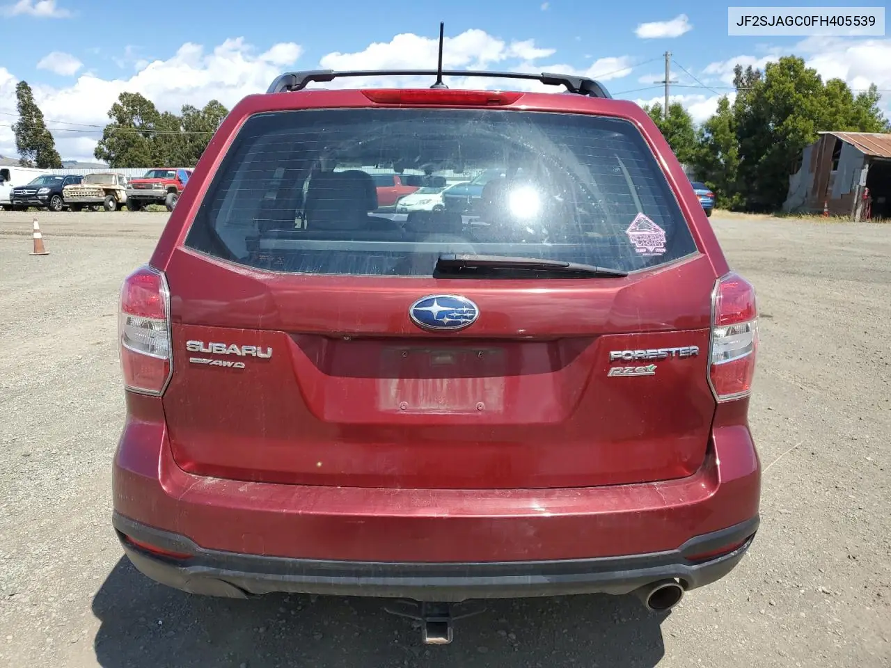 2015 Subaru Forester 2.5I Premium VIN: JF2SJAGC0FH405539 Lot: 56606655