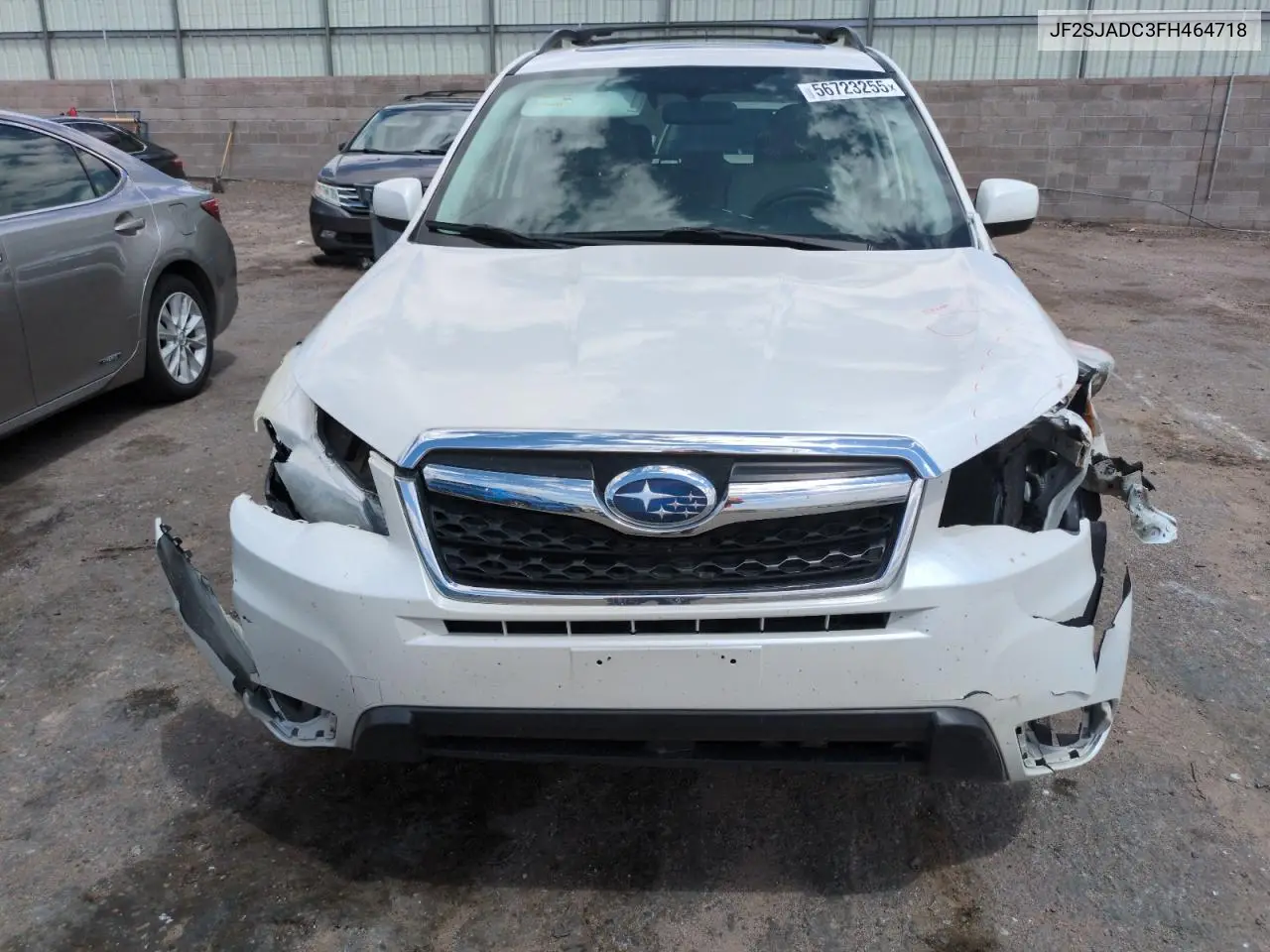 2015 Subaru Forester 2.5I Premium VIN: JF2SJADC3FH464718 Lot: 56723255