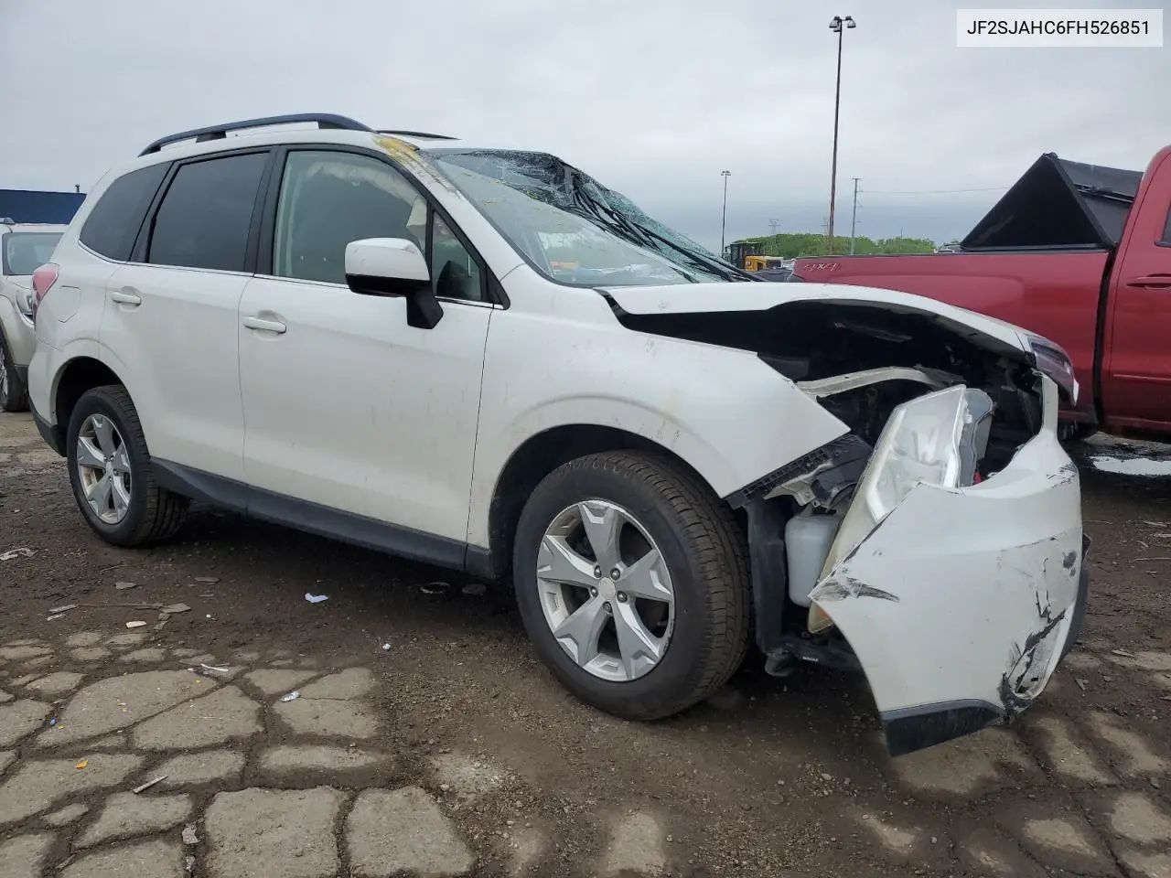 2015 Subaru Forester 2.5I Limited VIN: JF2SJAHC6FH526851 Lot: 56724225