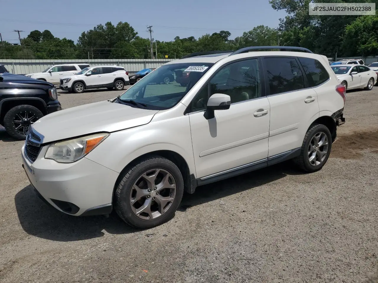 2015 Subaru Forester 2.5I Touring VIN: JF2SJAUC2FH502388 Lot: 56850335