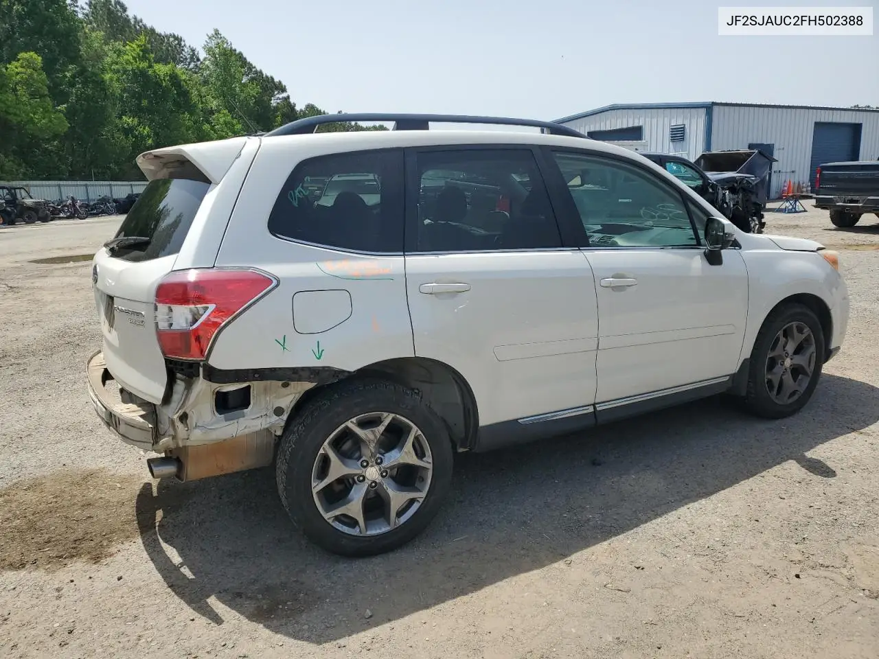 2015 Subaru Forester 2.5I Touring VIN: JF2SJAUC2FH502388 Lot: 56850335