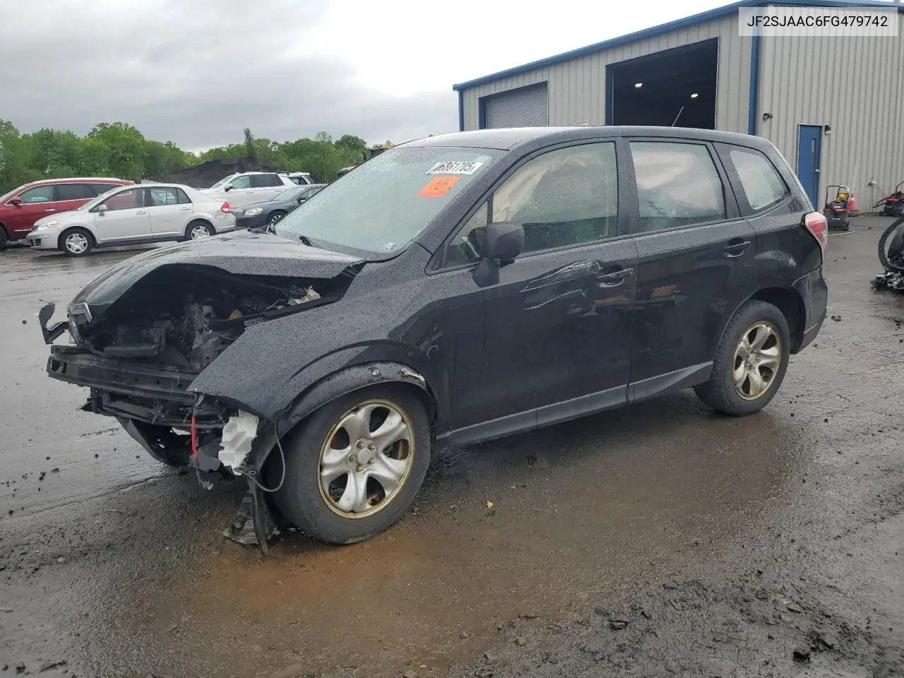 2015 Subaru Forester 2.5I VIN: JF2SJAAC6FG479742 Lot: 56861705