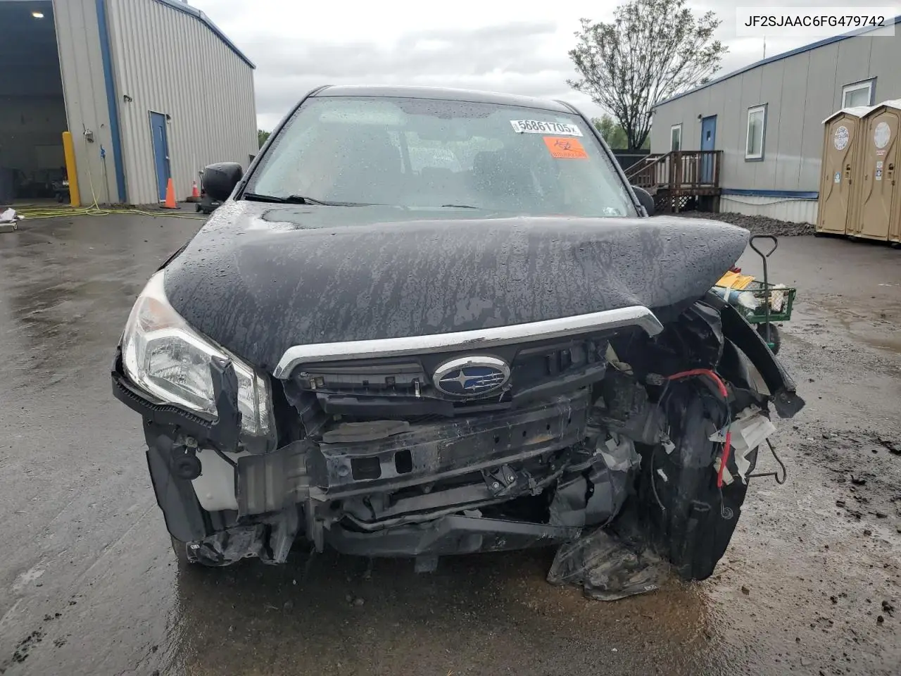 2015 Subaru Forester 2.5I VIN: JF2SJAAC6FG479742 Lot: 56861705