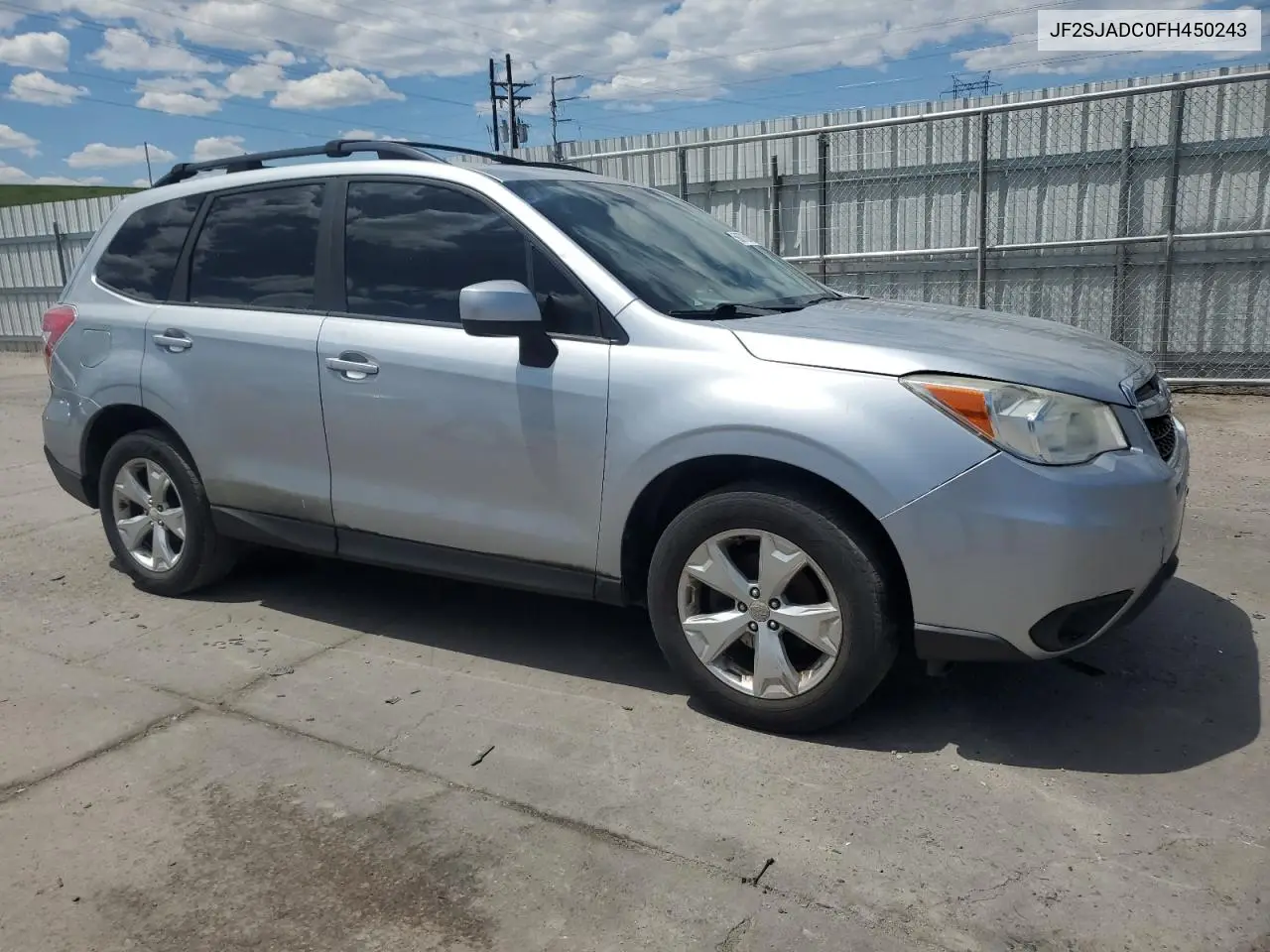 2015 Subaru Forester 2.5I Premium VIN: JF2SJADC0FH450243 Lot: 56870045