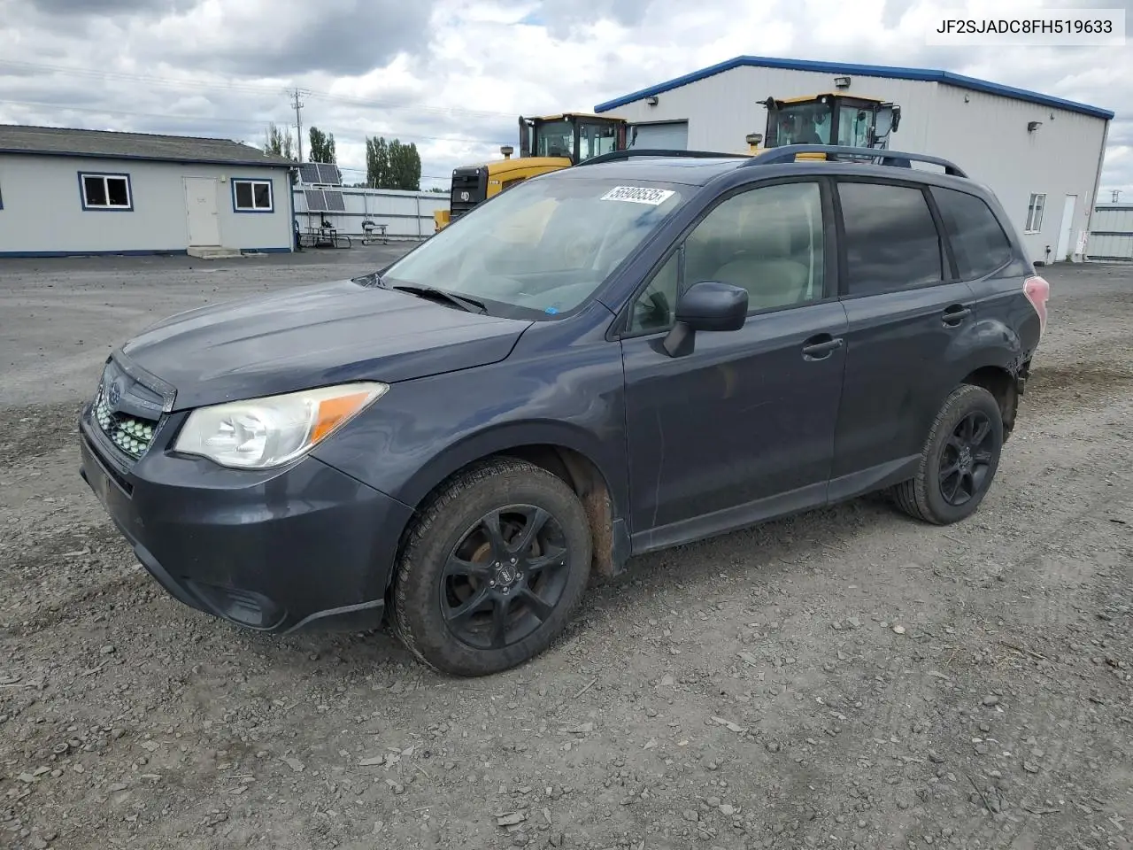 2015 Subaru Forester 2.5I Premium VIN: JF2SJADC8FH519633 Lot: 56908535