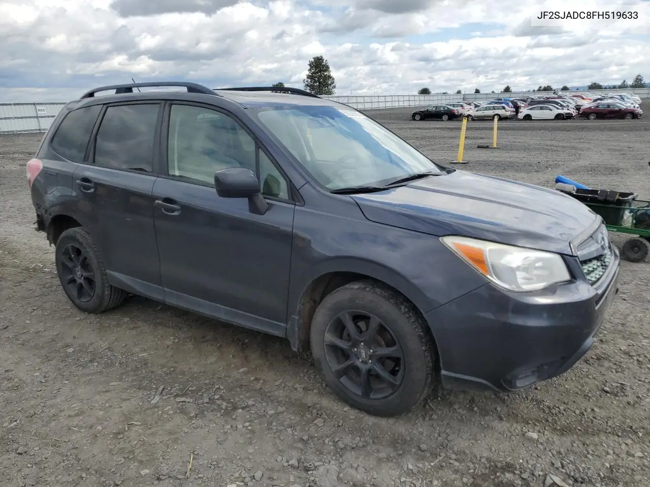 2015 Subaru Forester 2.5I Premium VIN: JF2SJADC8FH519633 Lot: 56908535