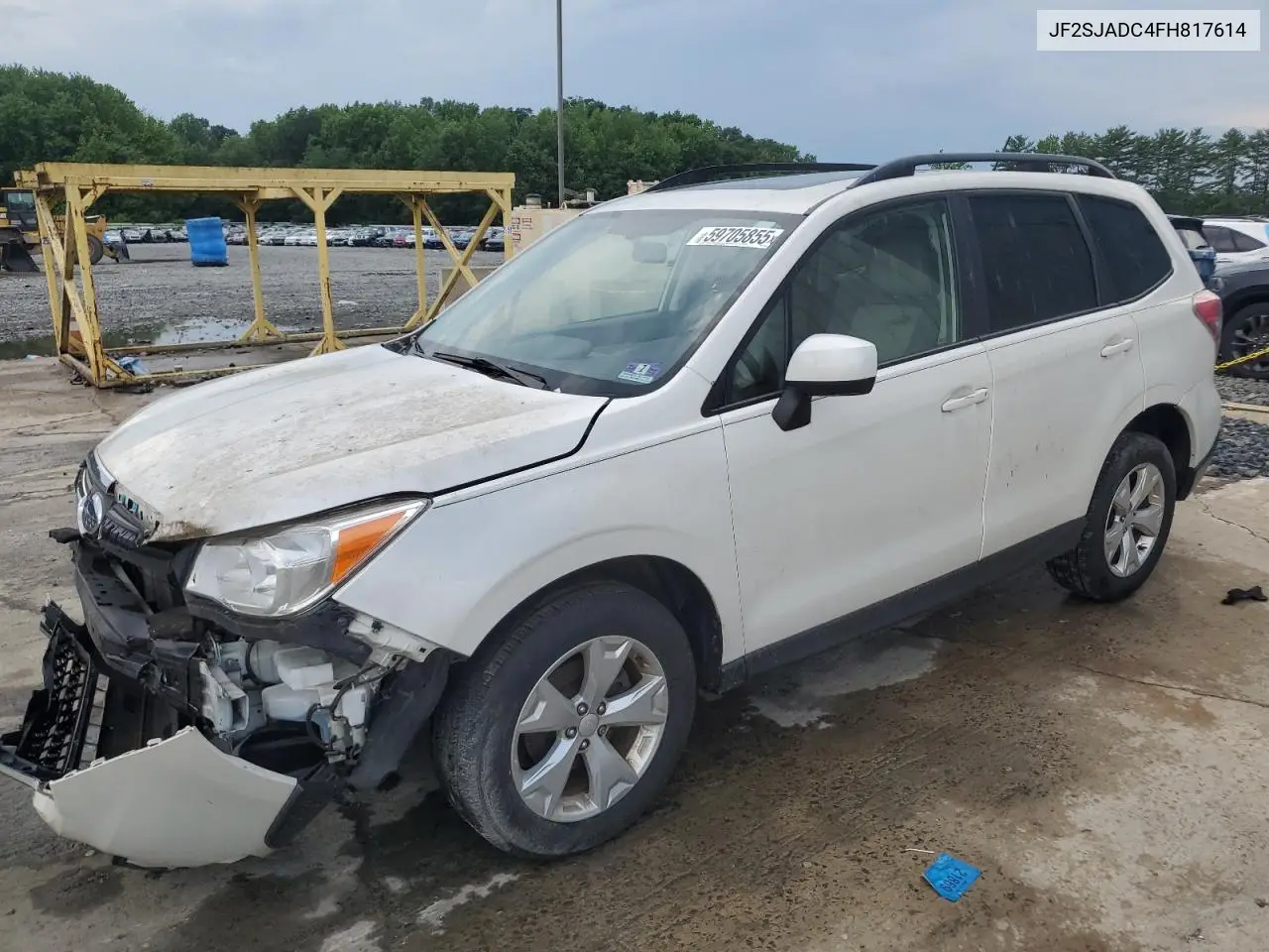2015 Subaru Forester 2.5I Premium VIN: JF2SJADC4FH817614 Lot: 59705855