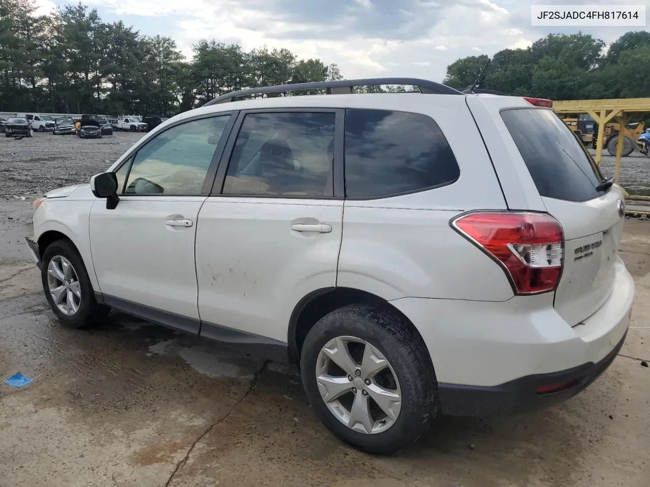 2015 Subaru Forester 2.5I Premium VIN: JF2SJADC4FH817614 Lot: 59705855