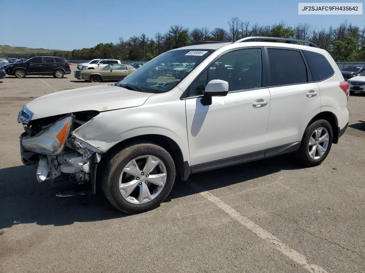 2015 Subaru Forester 2.5I Premium VIN: JF2SJAFC9FH435642 Lot: 60399865