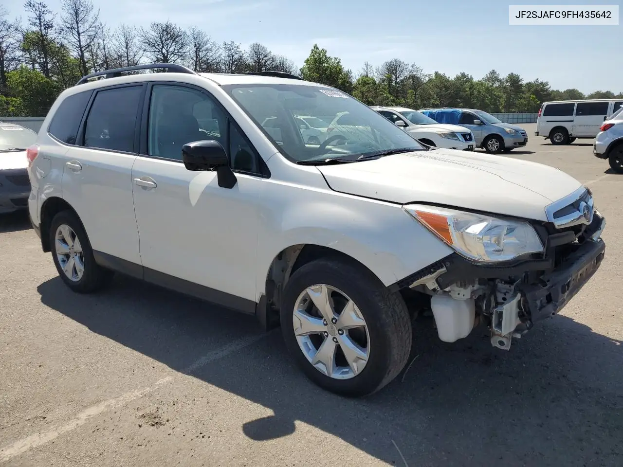2015 Subaru Forester 2.5I Premium VIN: JF2SJAFC9FH435642 Lot: 60399865