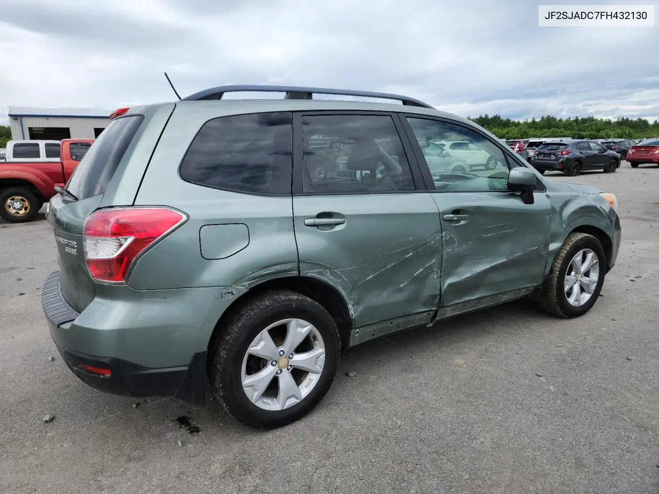 2015 Subaru Forester 2.5I Premium VIN: JF2SJADC7FH432130 Lot: 61172515