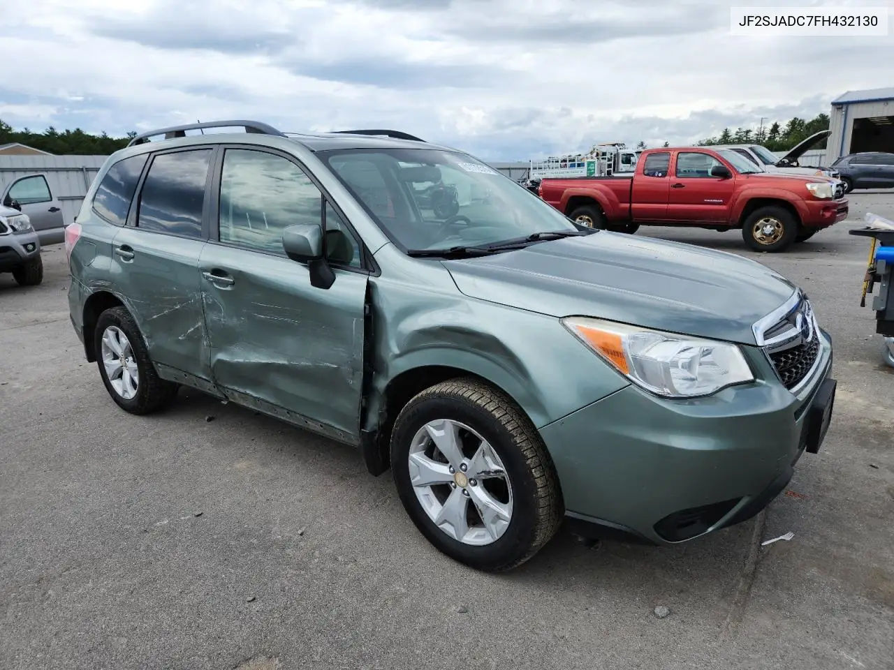 2015 Subaru Forester 2.5I Premium VIN: JF2SJADC7FH432130 Lot: 61172515