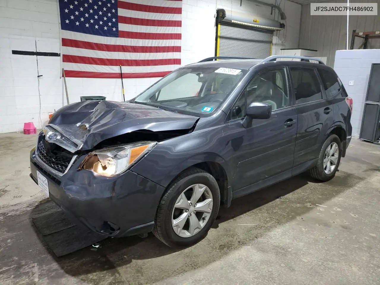 2015 Subaru Forester 2.5I Premium VIN: JF2SJADC7FH486902 Lot: 61623815