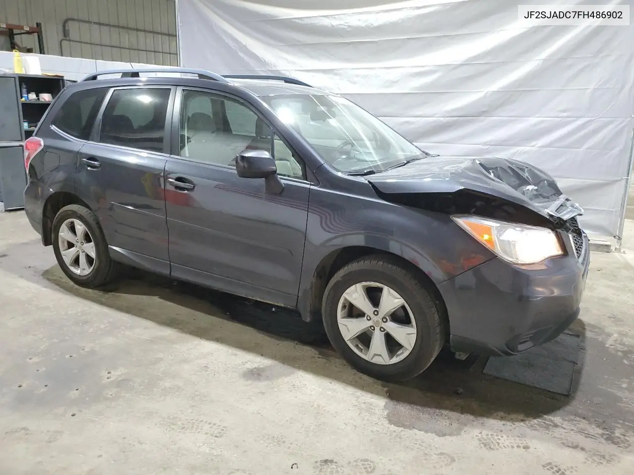 2015 Subaru Forester 2.5I Premium VIN: JF2SJADC7FH486902 Lot: 61623815