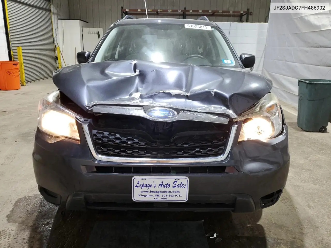 2015 Subaru Forester 2.5I Premium VIN: JF2SJADC7FH486902 Lot: 61623815